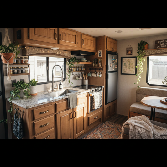 Cozy Fall RV Interior Updates