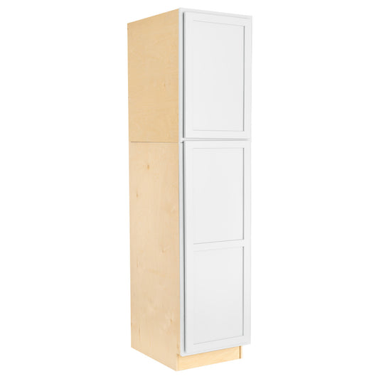 White Shaker Pantry x 24" W 84" H RV Cabinets