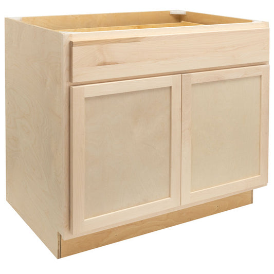 Maple Wood Shaker Double Door Base 36" W RV Cabinets