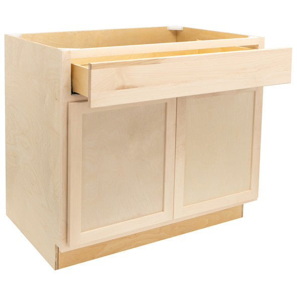 Maple Wood Shaker Double Door Base 36" W RV Cabinets