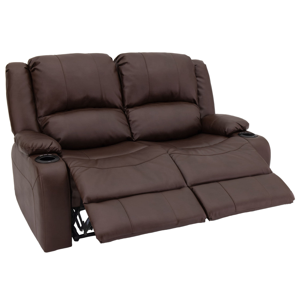Charles Powered Double RV Recliner Sofa 58" Wall Hugger Recliner