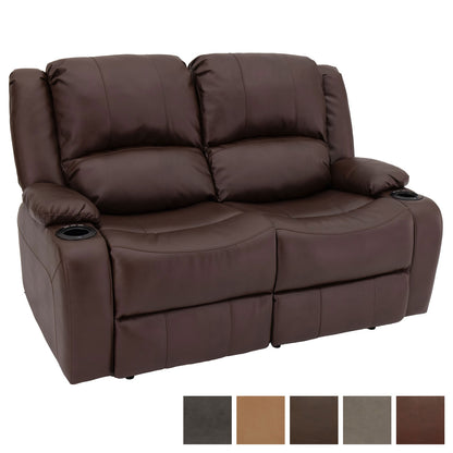 Charles Powered Double RV Recliner Sofa 58" Wall Hugger Recliner